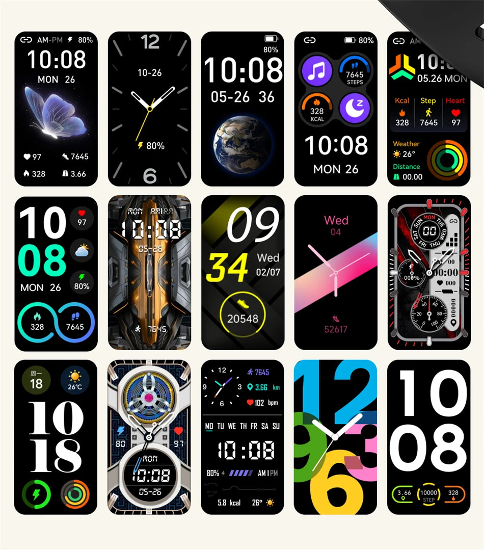 Reloj Inteligente LIGE Fitness Monitor Cardíaco y SpO2