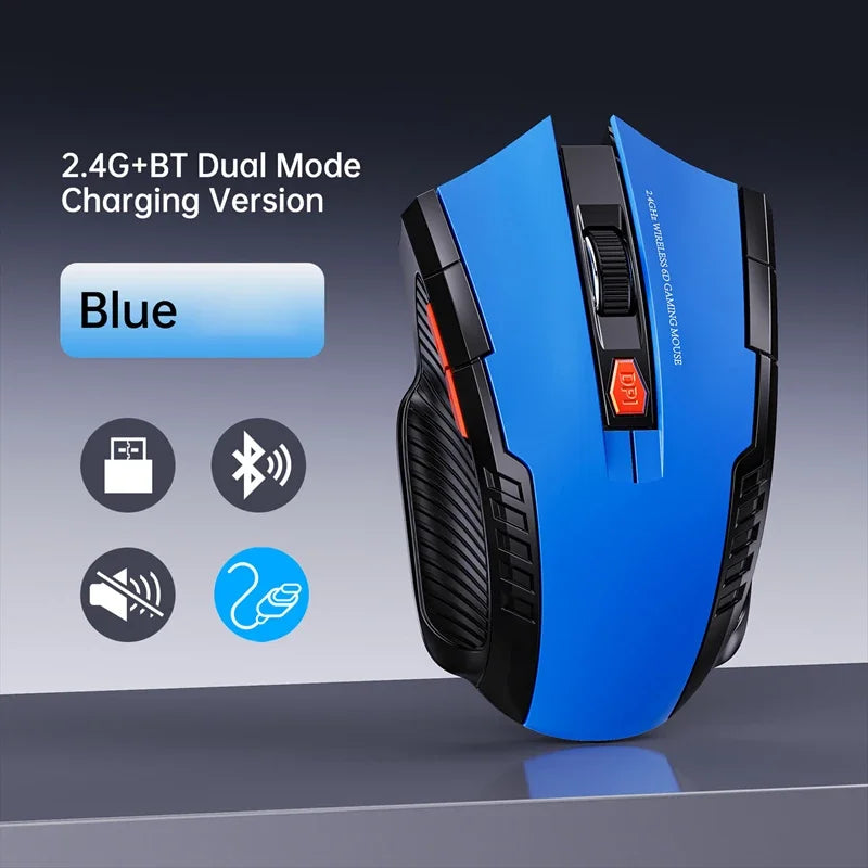 Ratón Inalámbrico Lenovo Modo Dual Bluetooth 2.4GHz Recargable