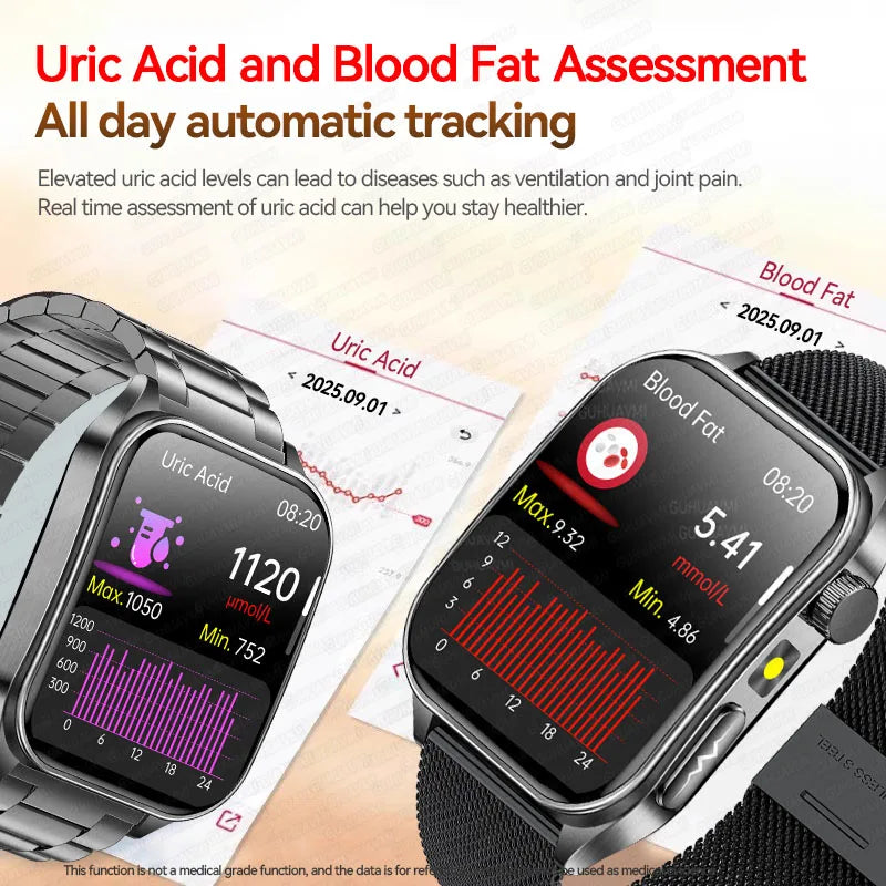 Reloj Inteligente Terapia Láser ECG Salud