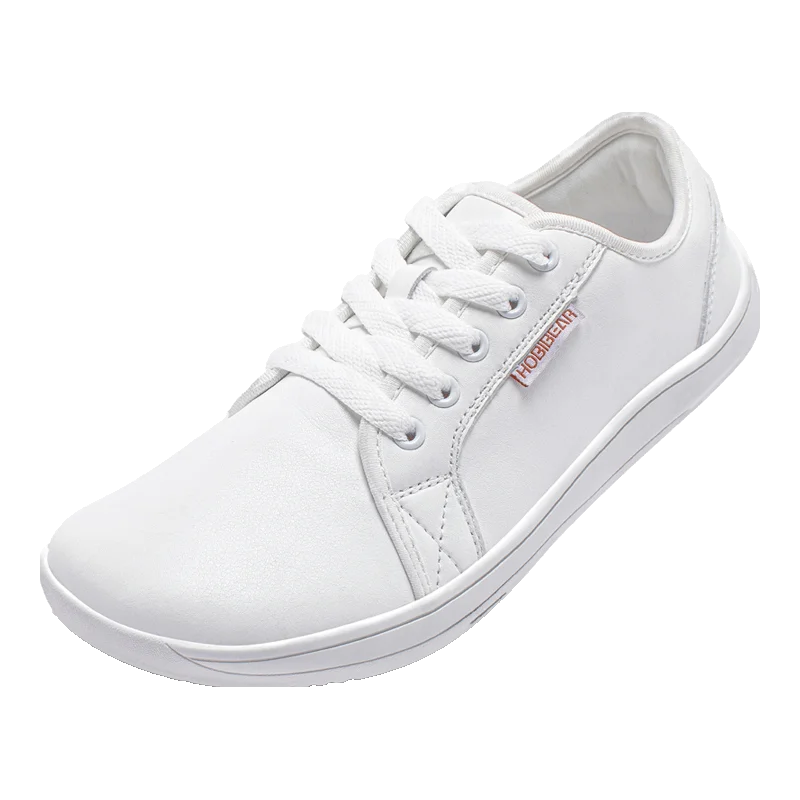 Zapatillas Minimalistas HOBIBEAR de Cuero con Punta Ancha