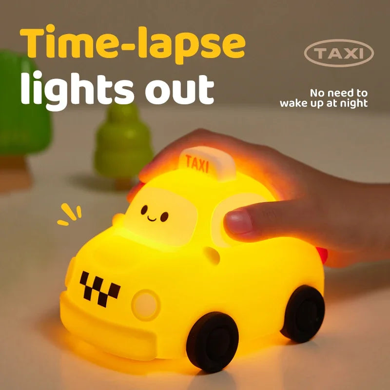 Luz nocturna de silicona suave: lámpara de noche regulable de 3 niveles con control táctil recargable por USB para guardería, niños, bebés y decoración de regalo