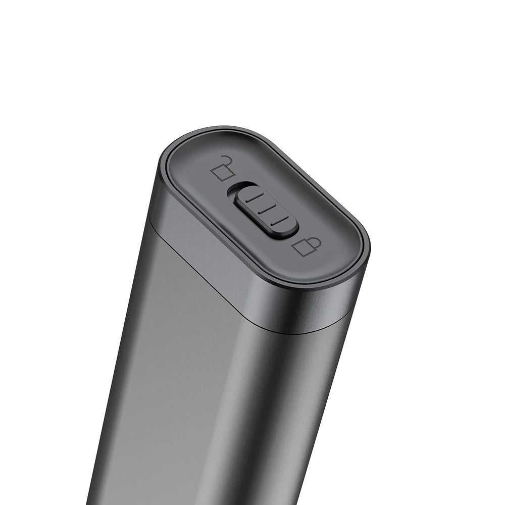 Cargador Rápido de Baterías Budi 18650, Banco de Energía PD de 20W con Herramienta de Extracción de Agujas y Almacenamiento para Tarjetas SIM/TF