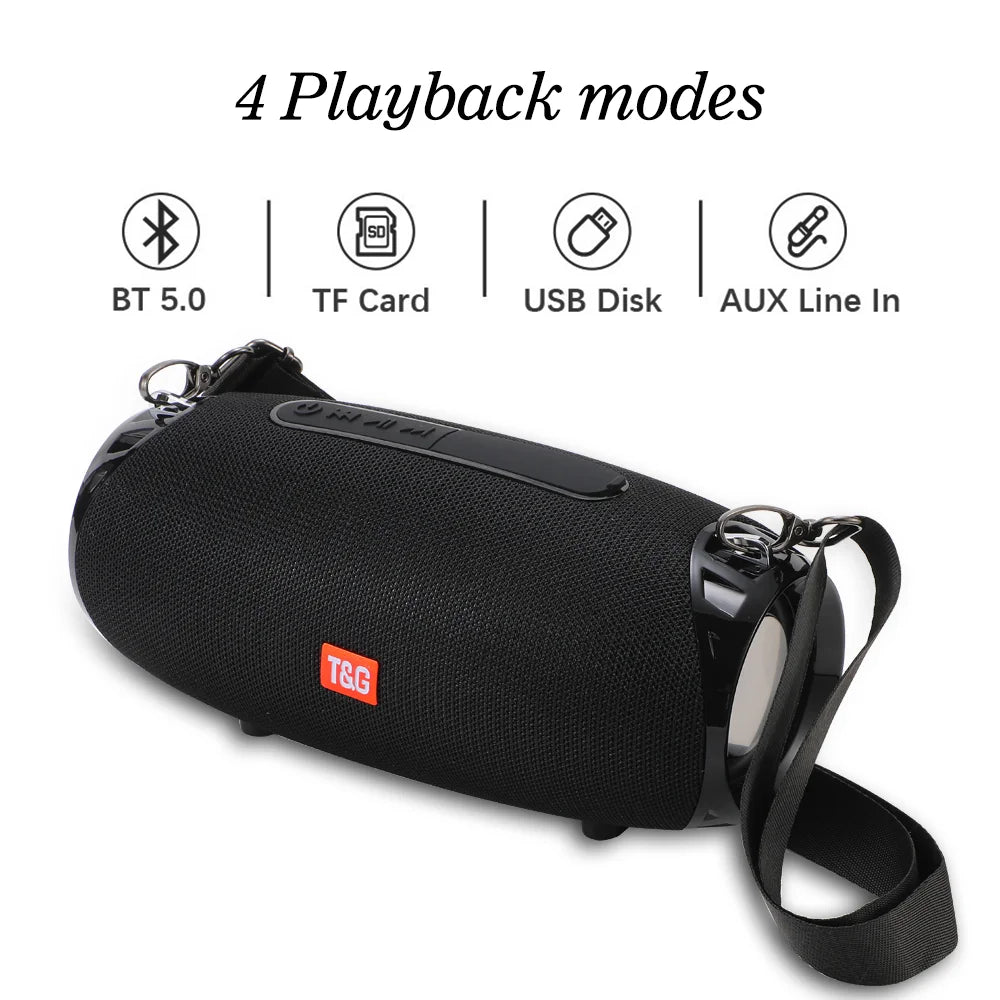 Subwoofer Caixa De Som Altavoz Bluetooth caja De sonido portátil música inalámbrico Woofer bajo ordenador PC TV Radio FM 10W potente grande