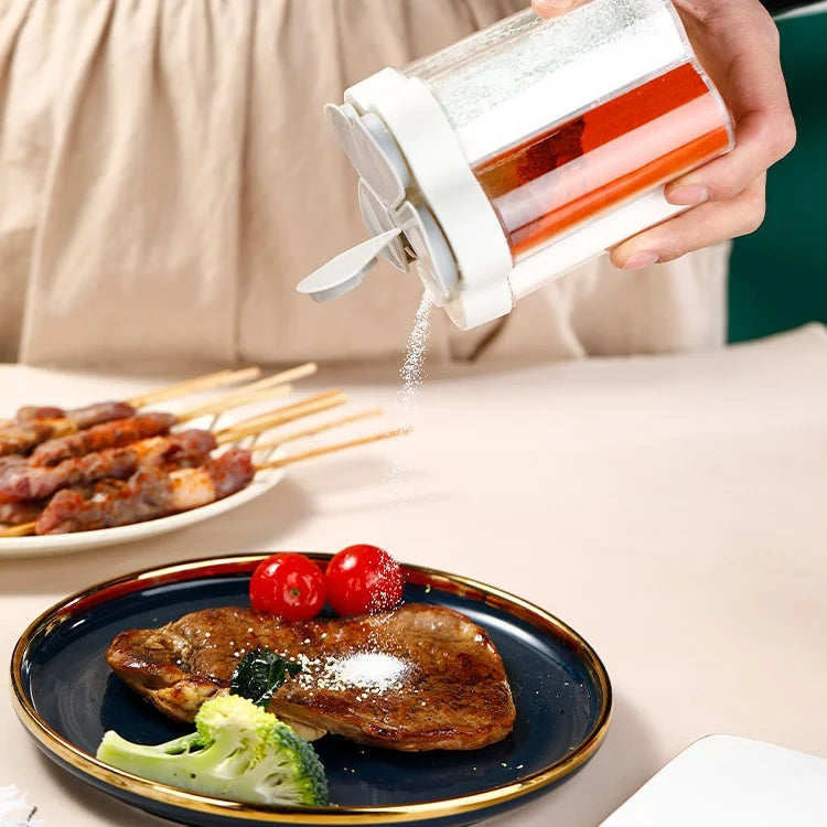 Tarro de condimentos, contenedor de plástico, botella de condimentos, organizador de especias, contenedores de condimentos para acampar al aire libre, juegos de utensilios de cocina, 1 Uds.