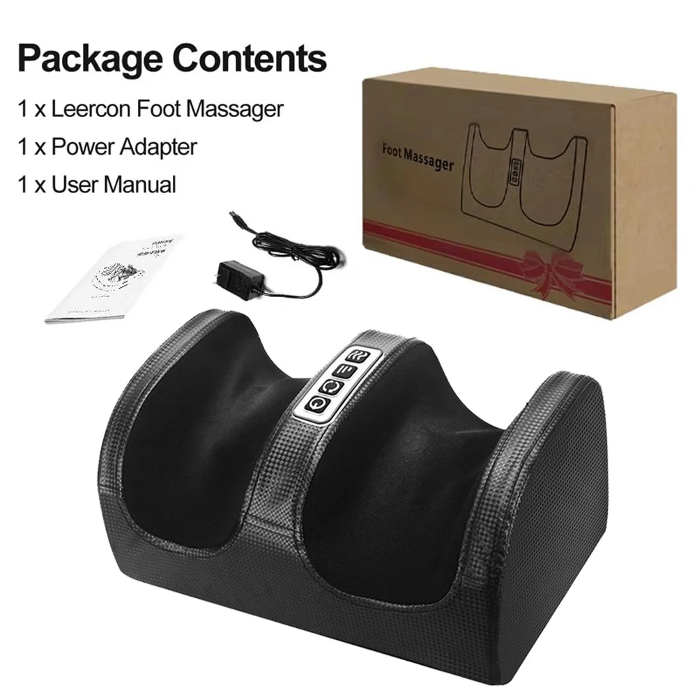 Máquina masajeadora de pies con calefacción eléctrica, amasadora de pies, compresa caliente, vibración, masaje de piernas y pies, regalo de Navidad para el hogar, Día de San Valentín