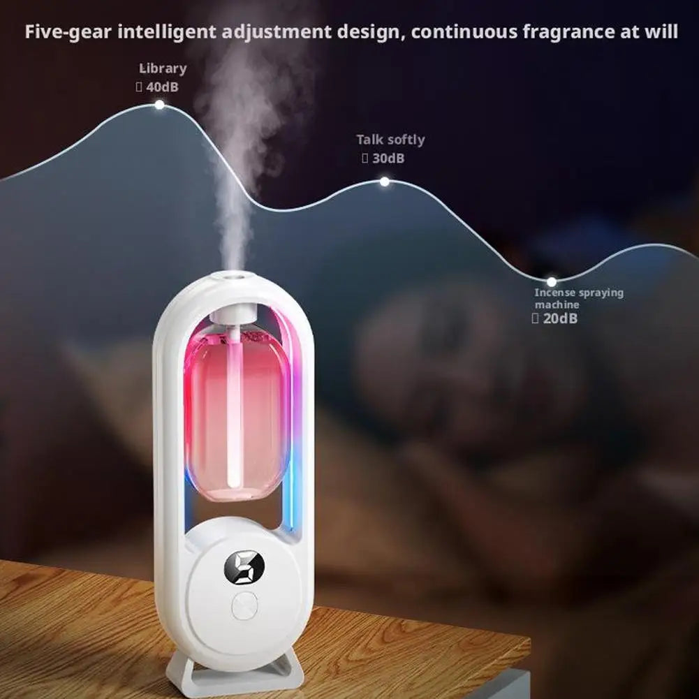 Dispositivo automático de aromaterapia, ambientador para el hogar, máquina de aromaterapia, difusor de aceites esenciales, humidificador recargable