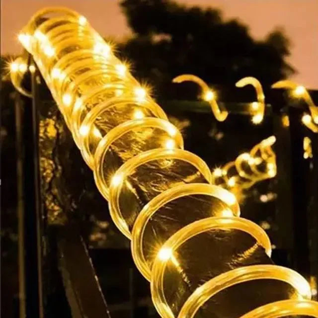 Guirnalda de Luces LED Solares para Jardín y Exterior 7-32M