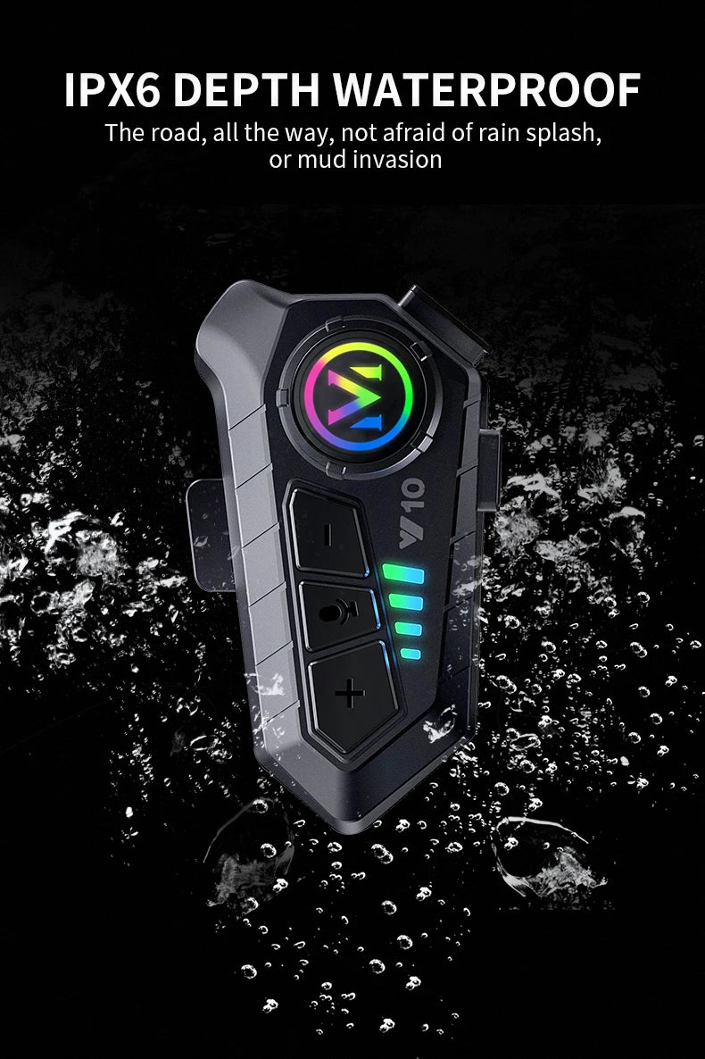 Y10 Kit Bluetooth para Casco de Moto Manos Libres