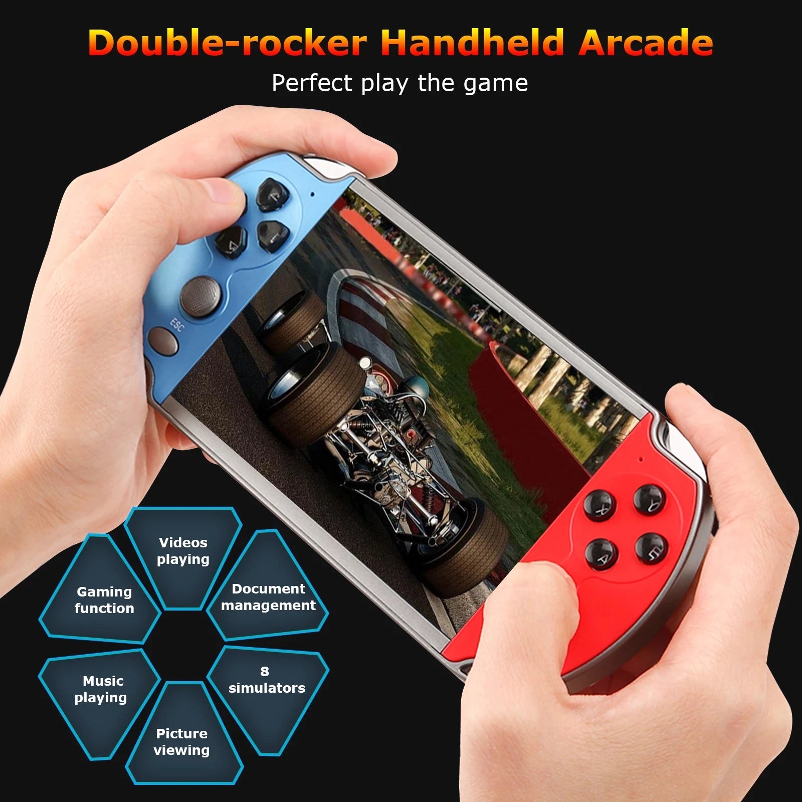 Mini reproductor de consola de juegos de mano para TV, portátil, Retro, máquina Arcade para juegos de niños, emulador de videojuegos, caja de retrojuegos