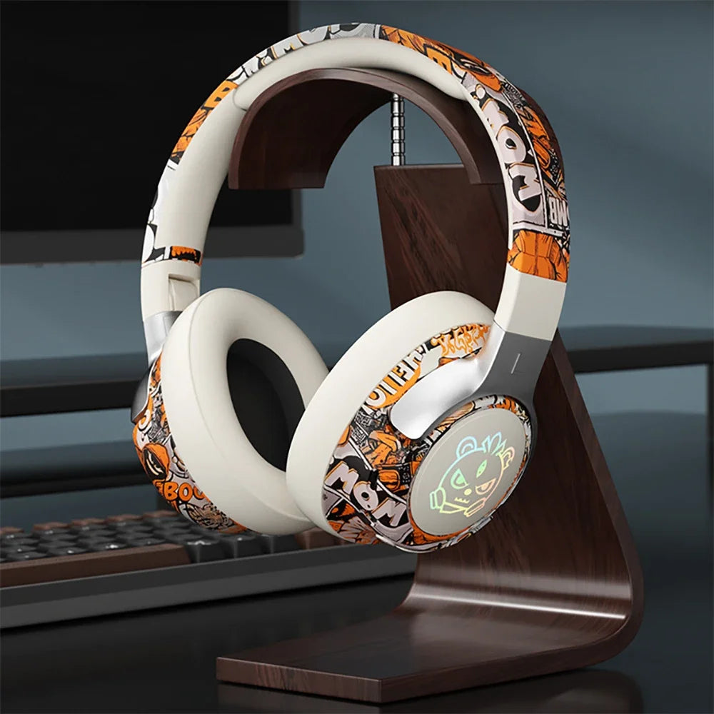 Auriculares Gaming Bluetooth 5.3 RGB Baja Latencia