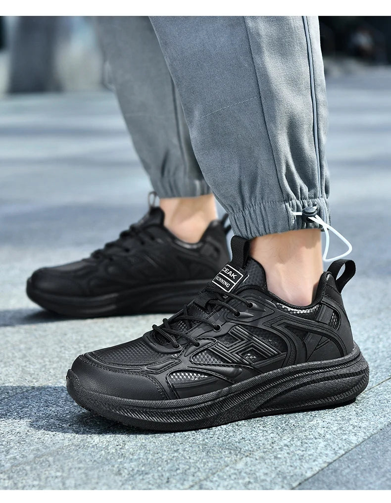 Zapatos de Chef de Hotel para las cuatro estaciones, transpirables, ligeros, antideslizantes, impermeables, a prueba de aceite, zapatos de trabajo de cocina, calzado deportivo informal para exteriores para hombre