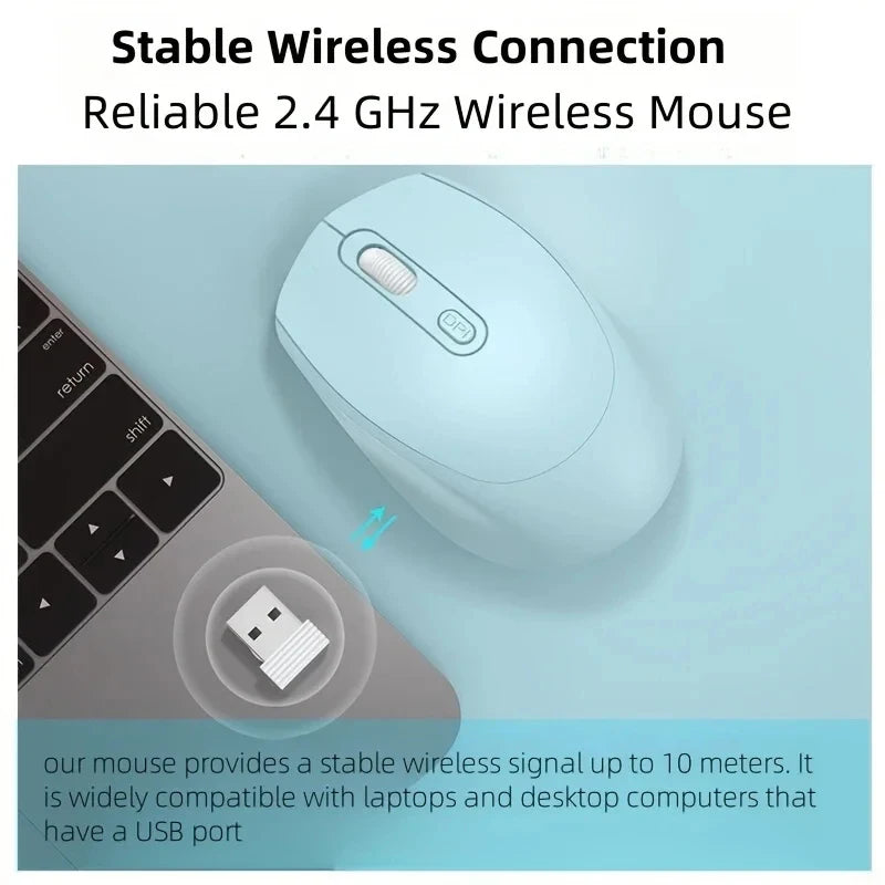 Ratón fotoeléctrico ergonómico más vendido, compatible con Bluetooth 2.4G, ratón inalámbrico adecuado para juegos de oficina y portátiles.