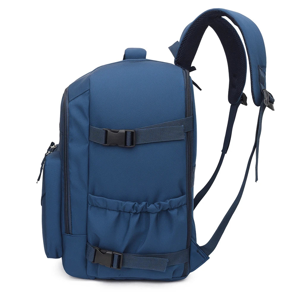 Mochila de Viaje de 25L, 180 °     Mochila para Portátil con Compartimento para Zapatos, Bolsa de Nailon Resistente para el Trabajo y Viajes