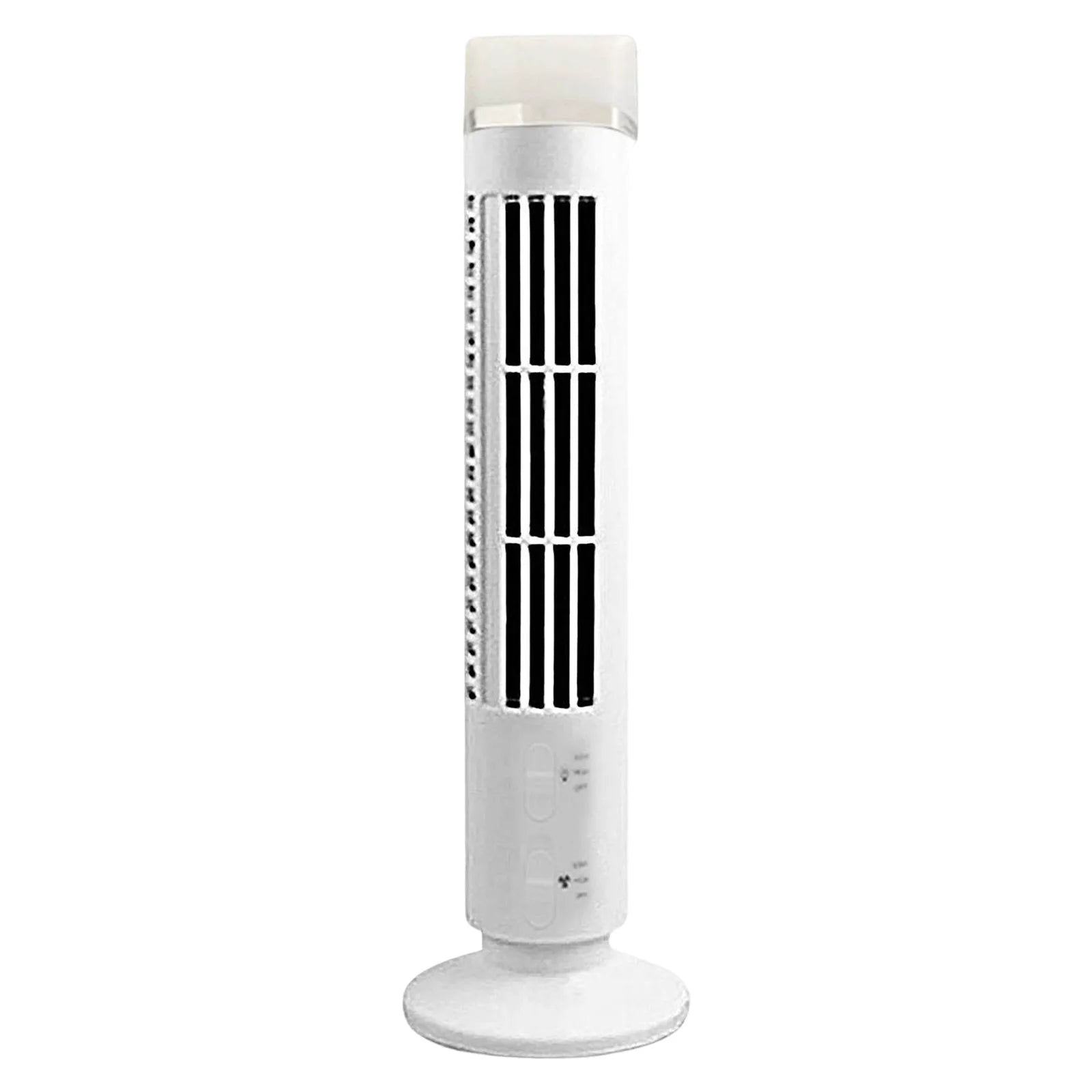 Ventilador de Torre Mini Sin Aspas con Luz y Alimentación USB