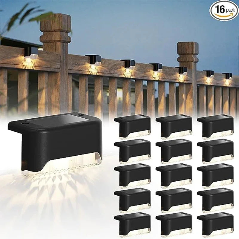 Luces Solares de Cubierta para Barandilla y Camino