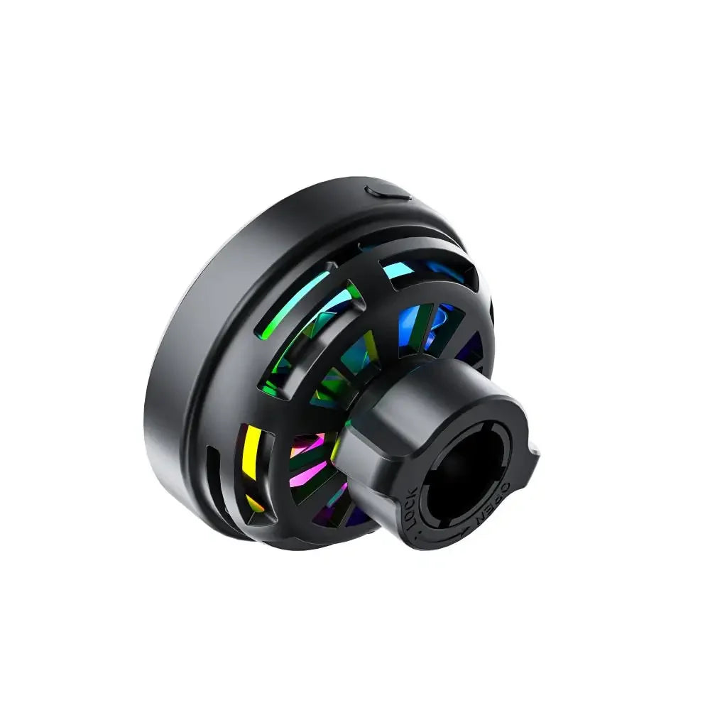 Cargador Magnético para Coche Qi2 de 25W con Luz RGB, Soporte para Rejilla de Ventilación con Carga Rápida y Refrigeración para iPhone 17 Pro Max