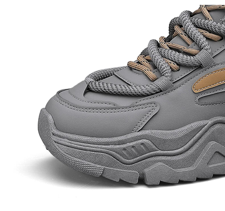 Zapatos informales de suela gruesa para hombre, zapatillas deportivas antideslizantes de suela blanda para las cuatro estaciones, zapatos deportivos Joker juveniles a la moda