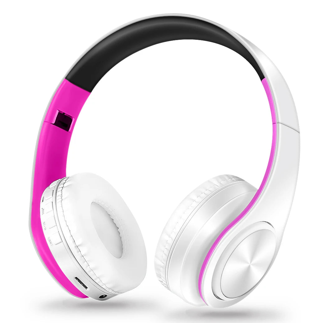 Auriculares Bluetooth 5.3 Inalámbricos con Micrófono y Radio FM