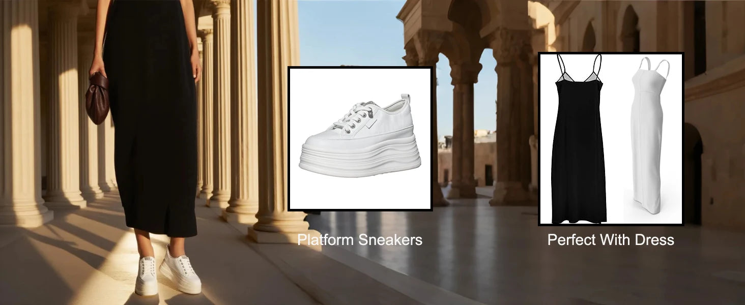 Zapatos de Plataforma Oculta para Mujer con Tacón de 9 cm
