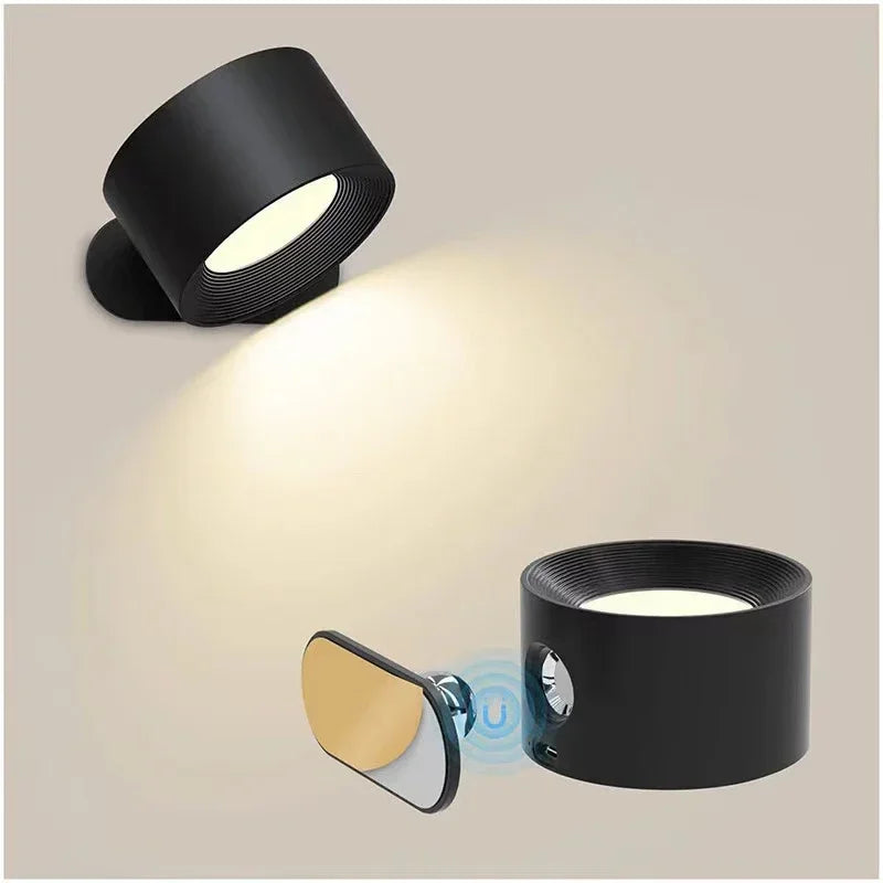 Aplique de Pared LED Recargable Giratorio 360°