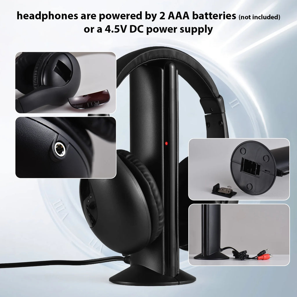 Auriculares TV Inalámbricos Transmisor 5 en 1