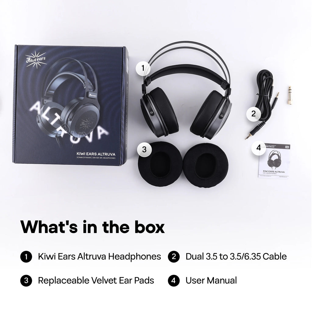 Auriculares Kiwi Ears Altruva Hi-Fi Open Back 50mm