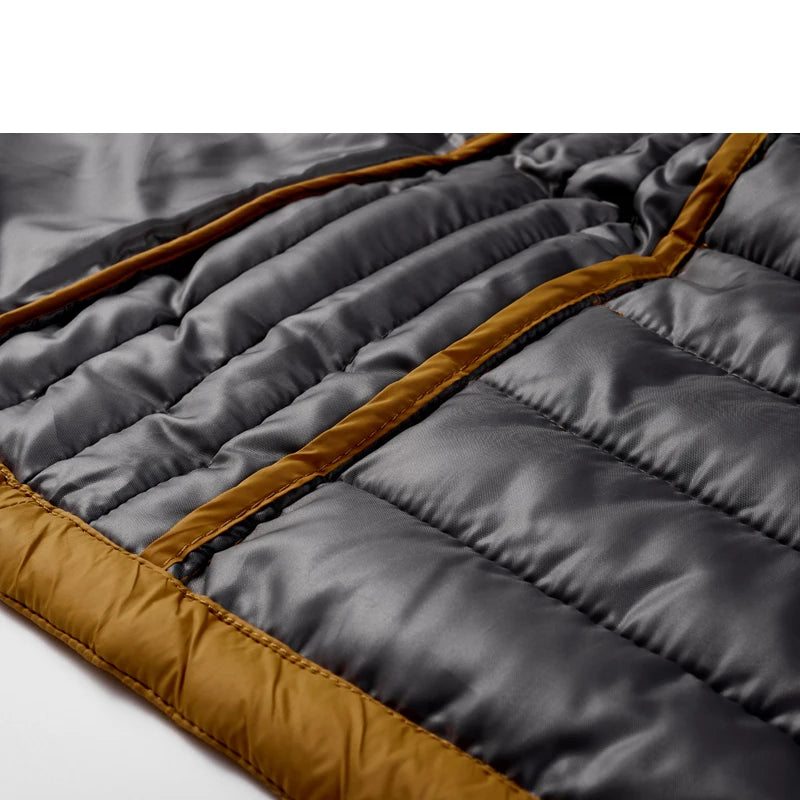 Chaqueta Acolchada con Capucha para Hombre – Abrigo de Invierno