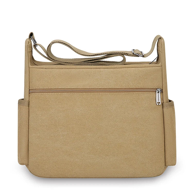 Bolso bandolera para hombre, diseño con múltiples bolsillos, bolso de hombro de gran capacidad, elementos esenciales para exteriores, almacenamiento funcional, viajeros urbanos
