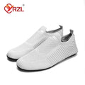 YRZL-mocasines de conducción suaves para hombre, zapatos planos de alta calidad para caminar, mocasines informales de malla transpirable, sin cordones