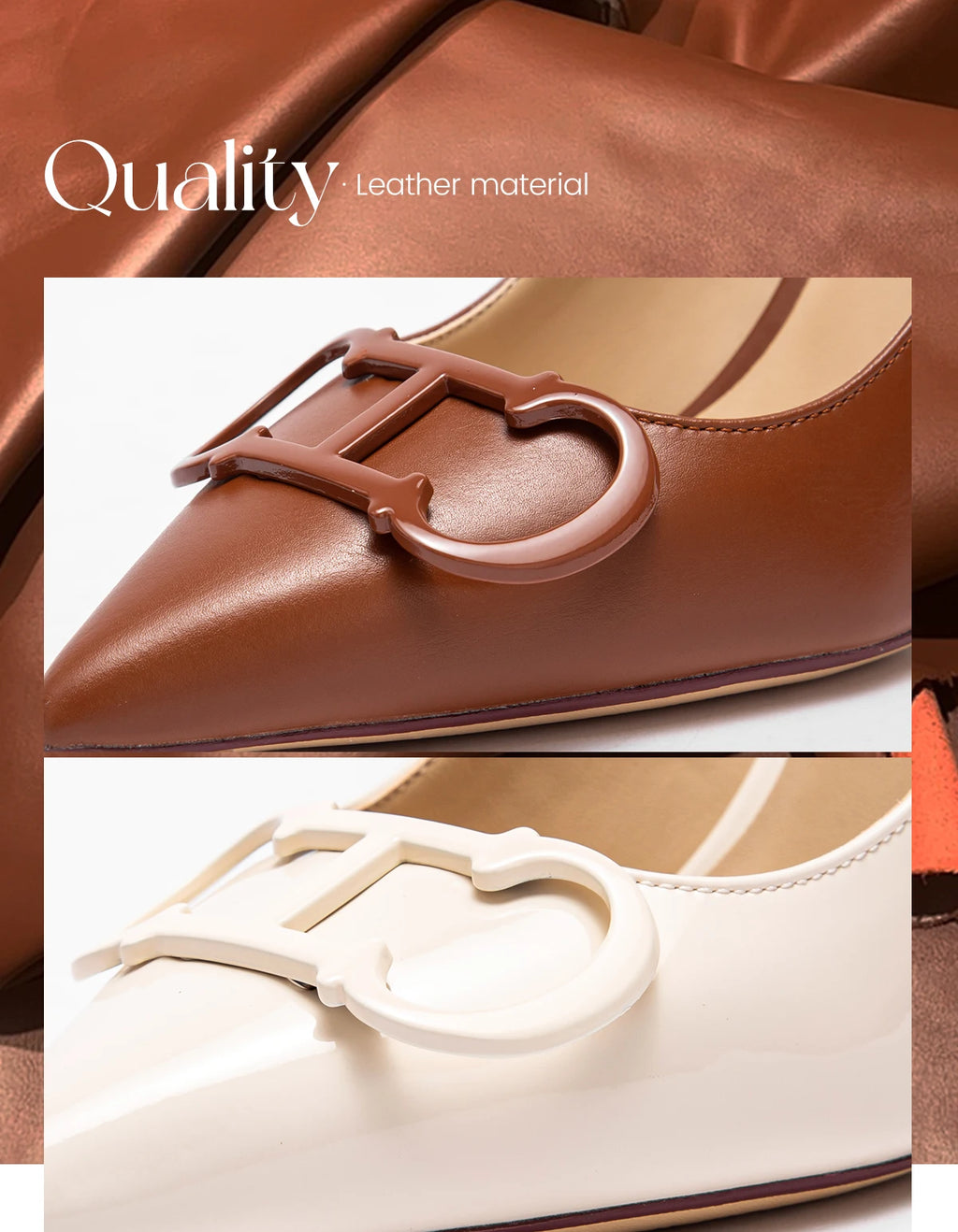 Zapatos de Tacón Alto con Hebilla Metálica y Punta Fina para Mujer 9cm