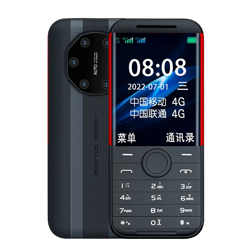 Nuevo Teléfono Celular HOSWN H29 4G con Pantalla de 2.8 Pulgadas, LTE, Doble SIM, 6800mAh, Altavoz Potente y Linterna
