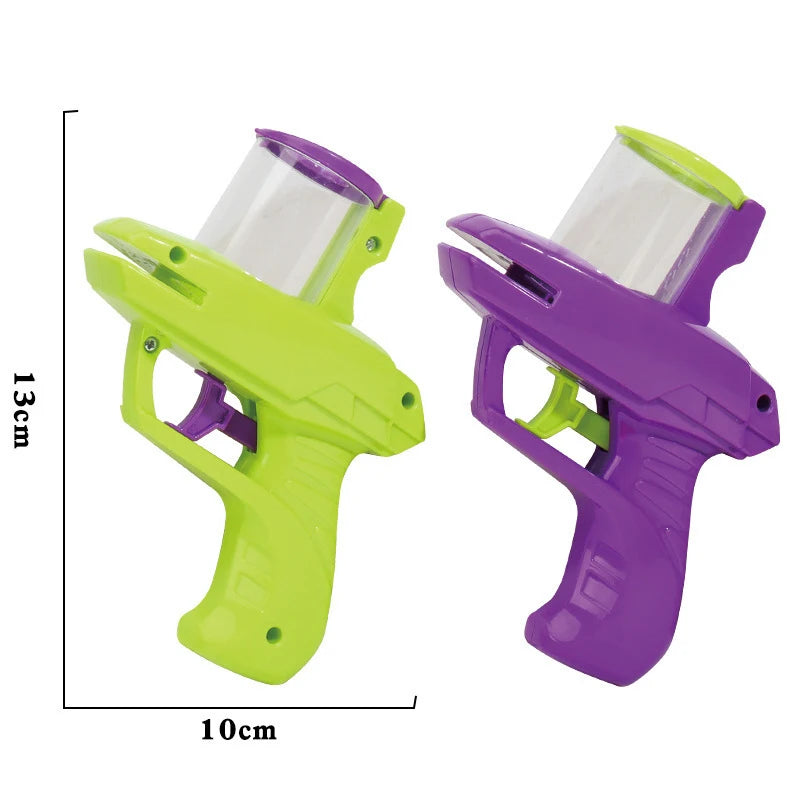 Pistola voladora de tiro para niños, juguete de seguridad EVA, espuma suave, disco lanzador, juegos de interacción entre padres e hijos al aire libre
