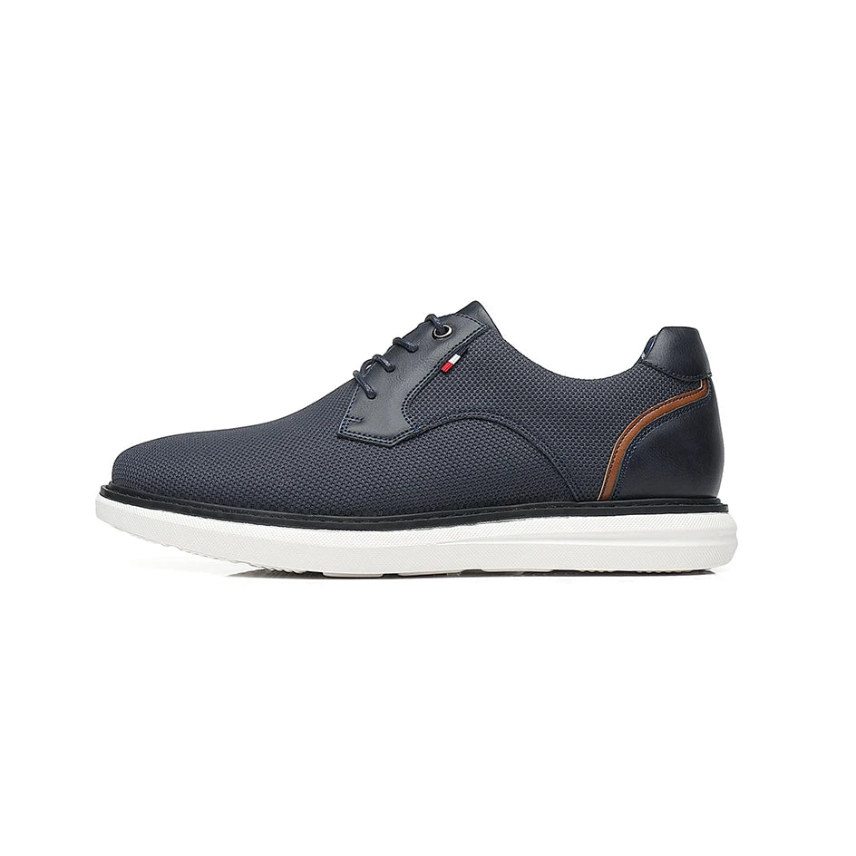Zapatos de Hombre, Zapatos Casuales de Marca de Lujo, Cómodos, con Cordones, Estilo Ejecutivo, Zapatos de Vestir BHKH