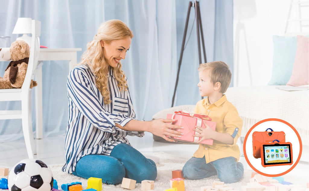 Nueva Tablet Infantil de 7 Pulgadas con WiFi, Android, para Aprendizaje y Educación, Quad Core, 4GB RAM, 64GB ROM, Regalo Ideal para Niños
