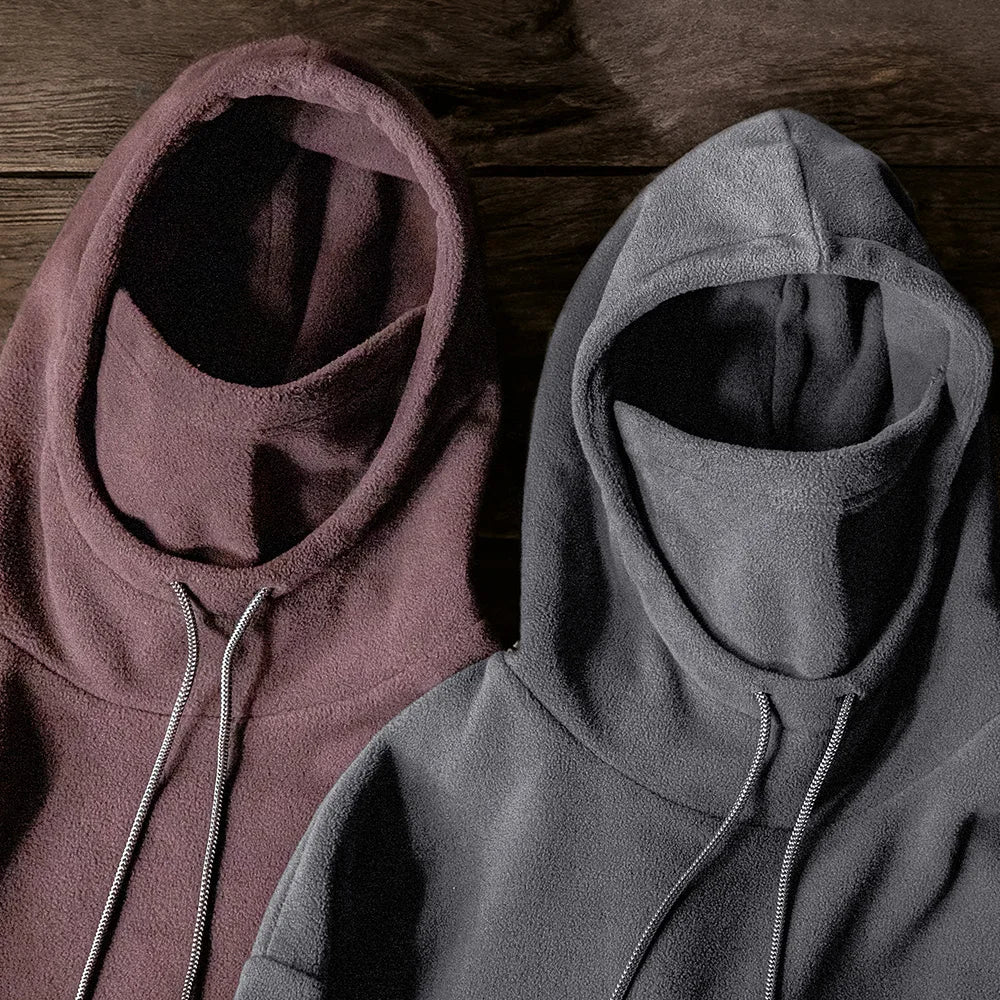 Buzo con Capucha Polar Hombre | Resistente al Viento con Máscara