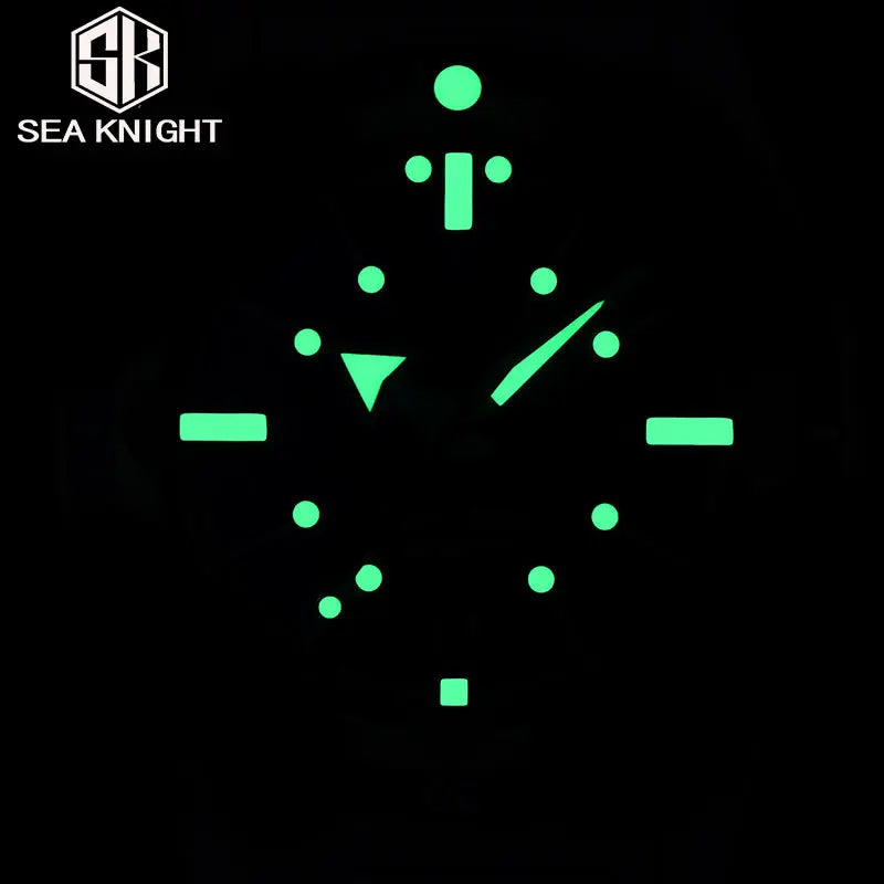 Reloj Mecánico Automático SEA KNIGHT Cristal Zafiro, Acero 316L, 200M