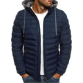 Chaqueta de invierno para hombre con capucha y gorro desmontable