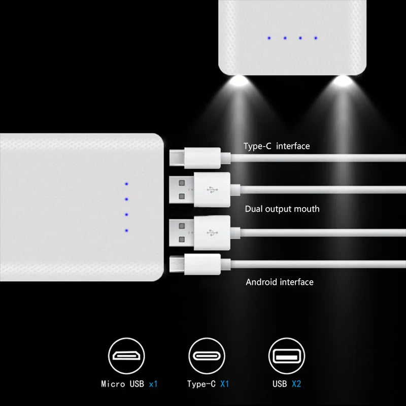 Estuche DIY para Power Bank 10x18650 con Carga Rápida QC 3.0