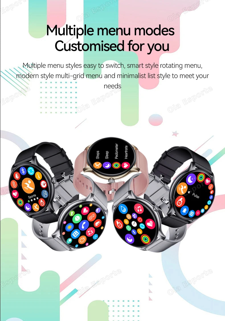 Reloj Inteligente HW12 Monitor Cardíaco y Sueño