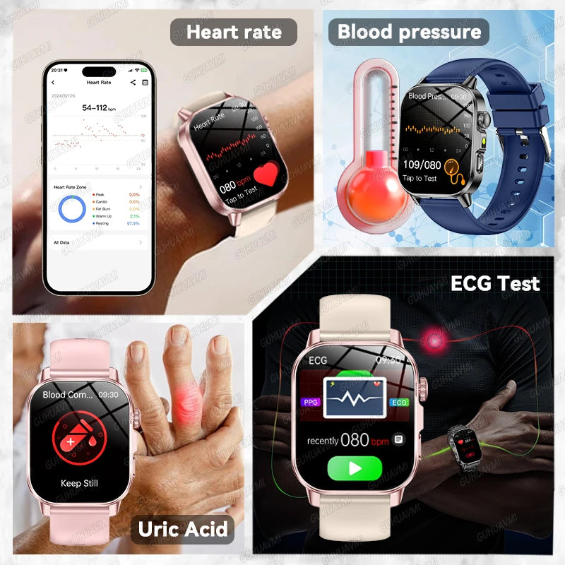 Reloj Inteligente Salud Examen Físico Linterna