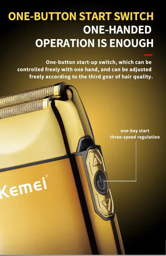 Kemei Recortadora de Pelo 2 en 1 para Hombre