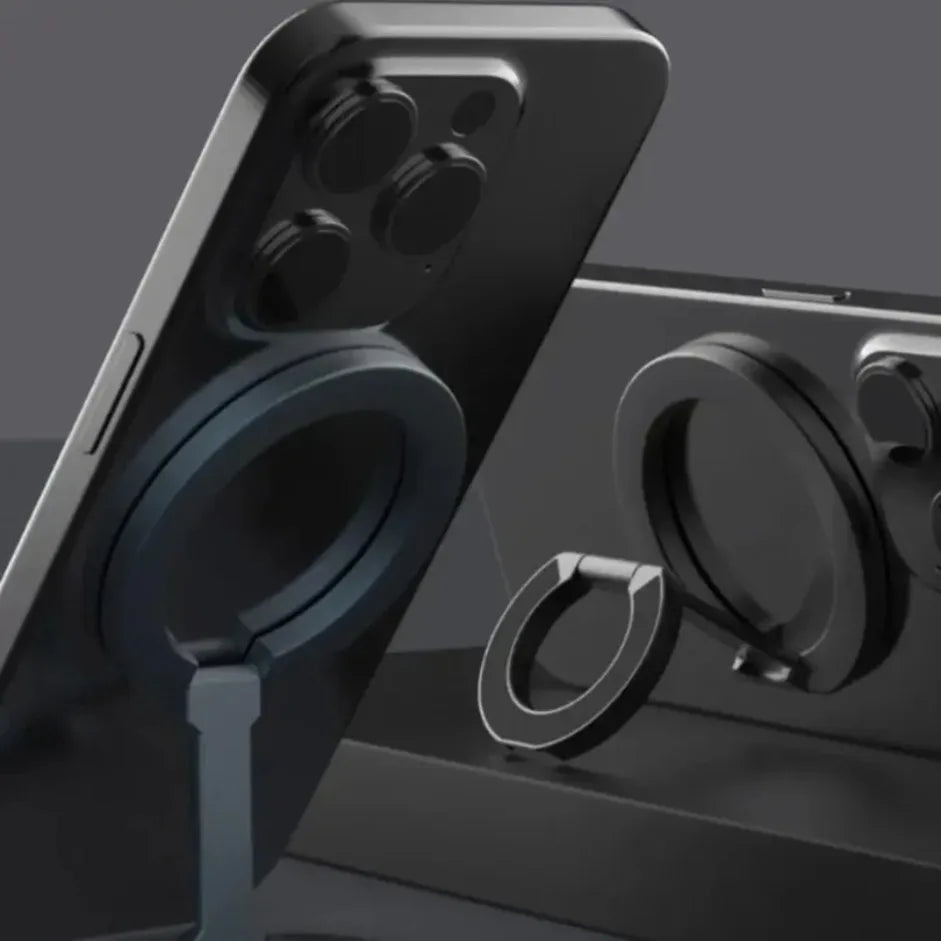 Soporte Magnético de Doble Cara para Teléfono con MagSafe, Anillo Magnético Plegable y Portátil para Celulares, Accesorios para Teléfono, Soporte de Agarre