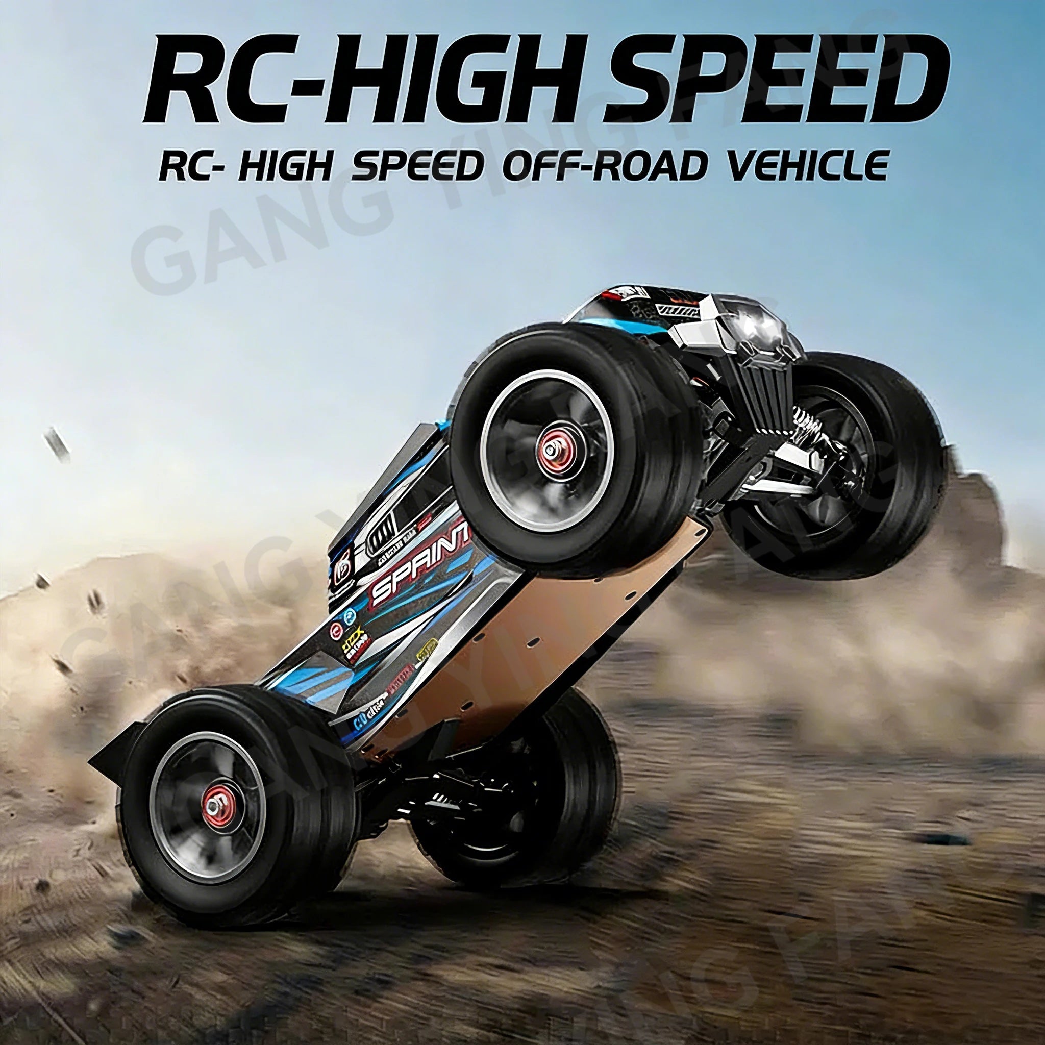 Auto de Carreras RC 1/16 Alta Velocidad 50-85km/h para Niños