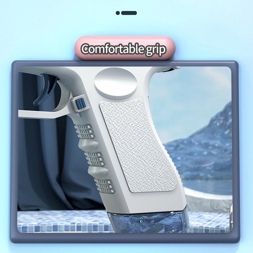 Pistola de Agua Eléctrica, Juguetes de Agua con Chorro, Pistolas de Agua Automáticas de Alta Presión para Niños, Juguetes de Agua Recargables