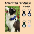 Paquete de 4 rastreadores de seguridad antipérdida, Find My Keys, rastreador GPS inteligente, auriculares, equipaje, mascotas avanzadas, rastreador IOS MFi
