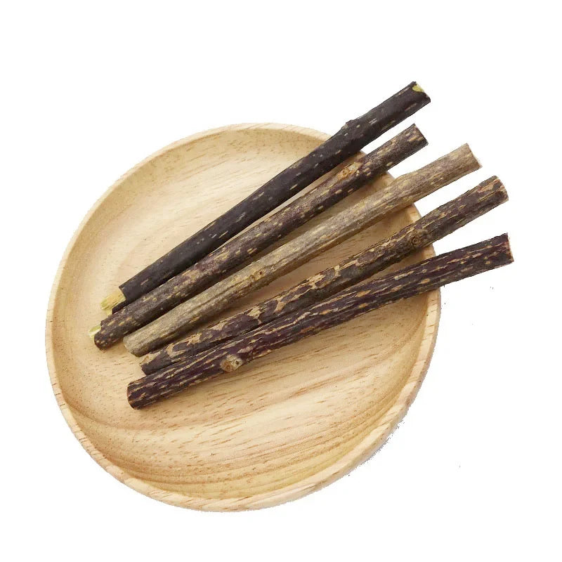 Silvervine palos para gatos, 10 Uds. De juguetes para gatitos, juguetes con hierba gatera, juguetes para masticar, palo de madera, juguetes para la dentición del gatito adecuados para gatos