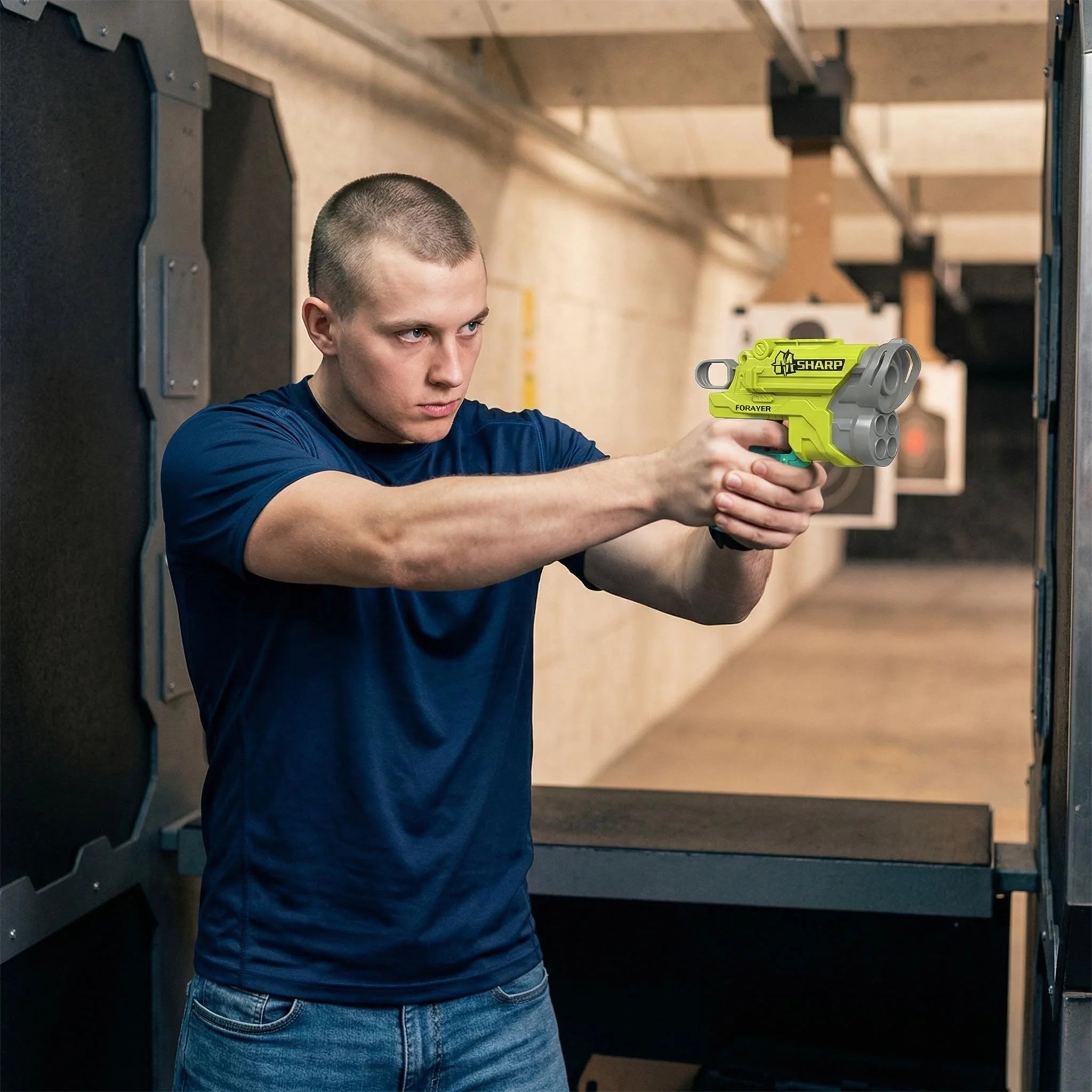 2026. Pistola de juguete lanzadora de balas blandas Mini 8289A con expulsión de casquillos, bláster de balas de espuma Airsoft para exteriores CS para niños