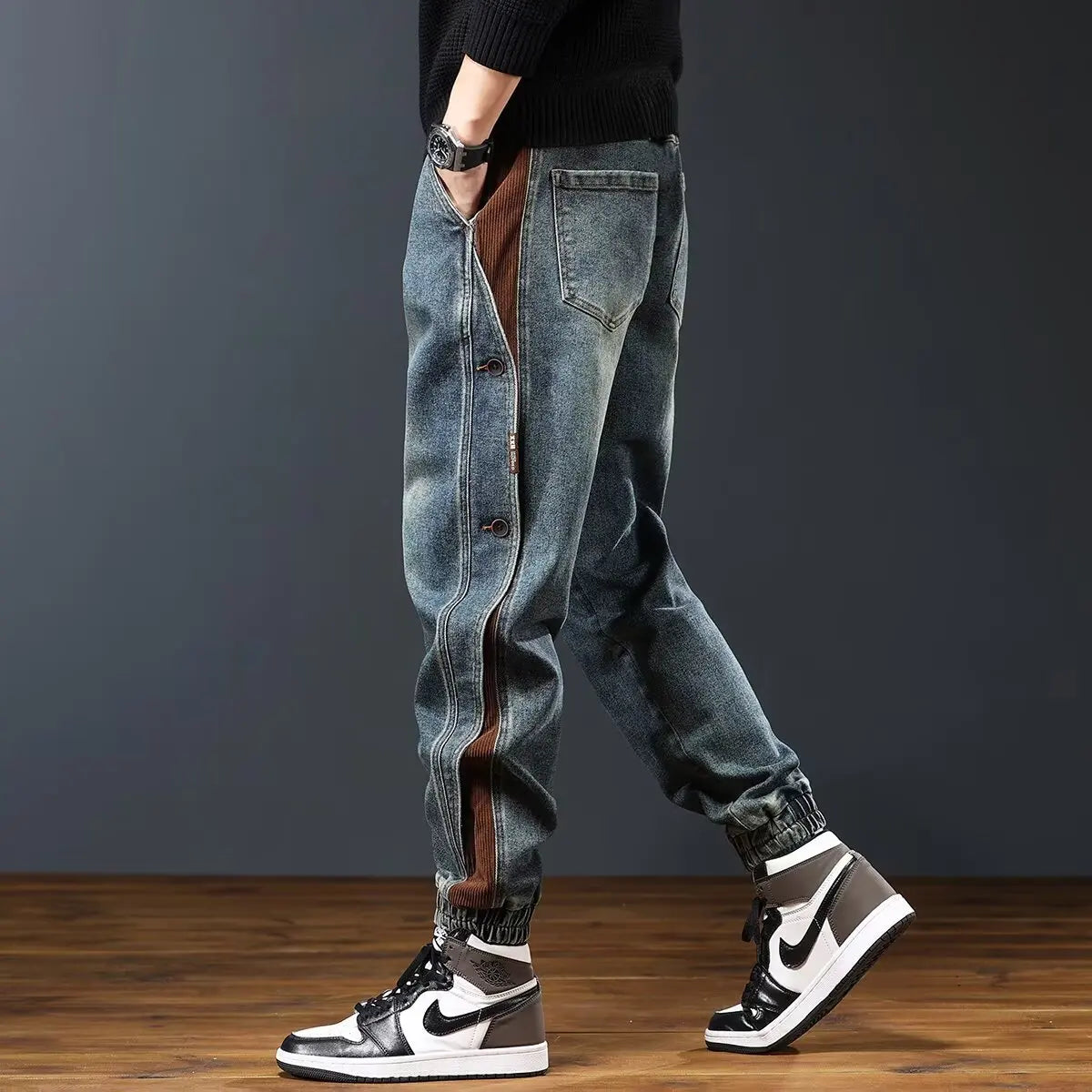 Jeans de Trabajo de Alta Gama para Hombre, Resistentes, Estilo Americano