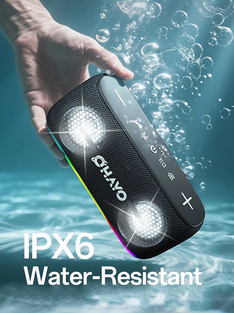 Altavoz Bluetooth Portátil 60W Resistente al Agua