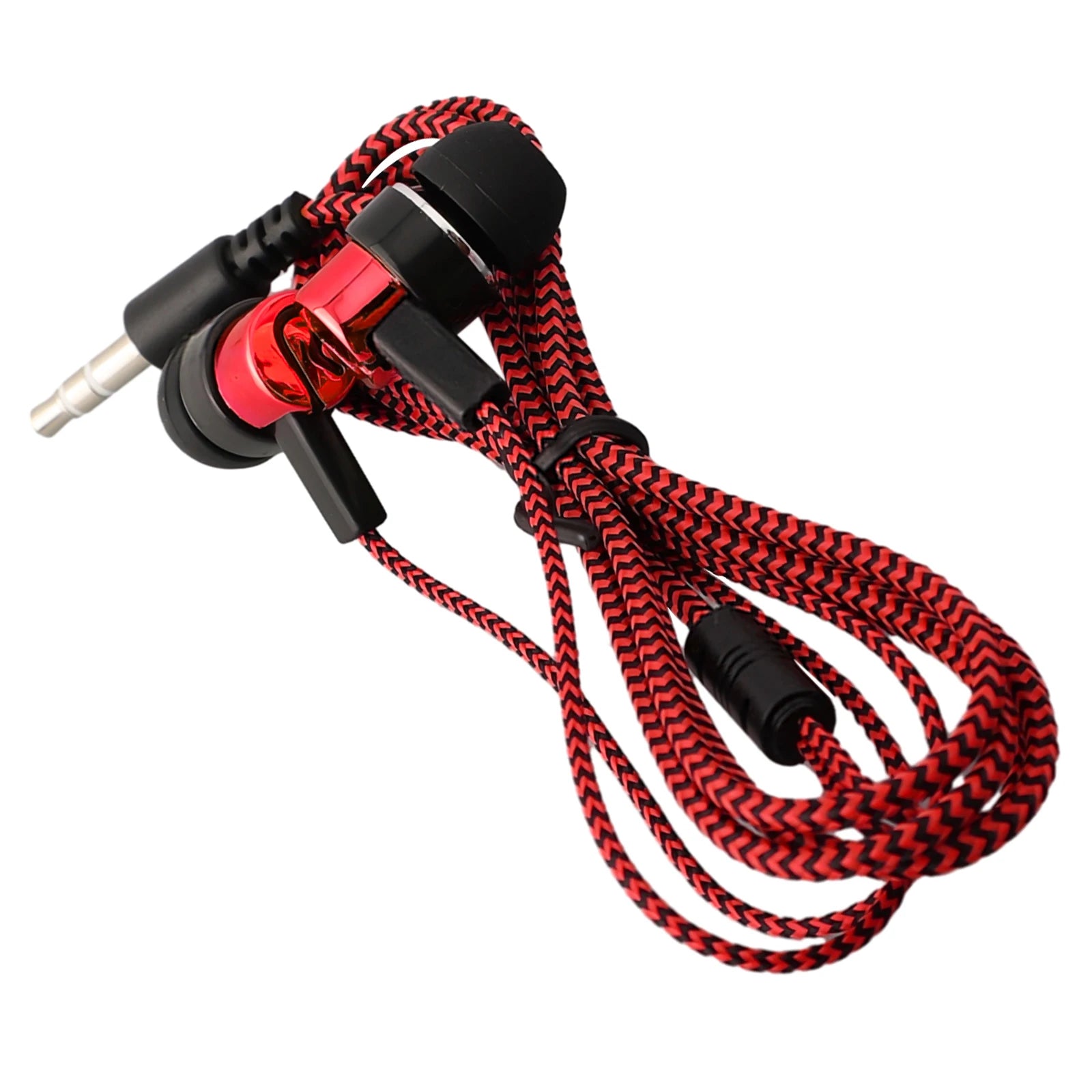 Experimente graves potentes con auriculares internos con cable, auriculares estéreo de 3,5 mm para dispositivos móviles, diseño con aislamiento de ruido